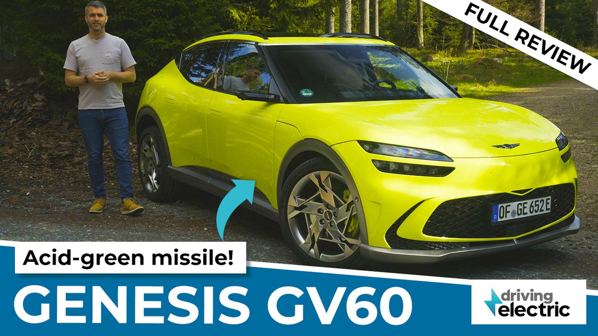 Can the new Genesis GV60 top the Tesla Model Y? ⚡️

Watch our video review of the acid-green missile to find out 👉 drivelec.uk/3KiZIP8