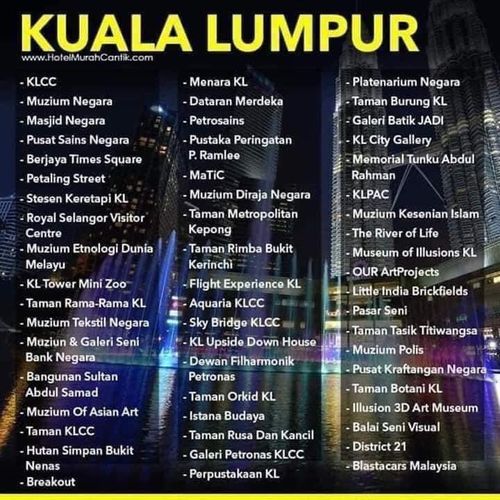 lokalisstay's tweet photo. Gais! Kami kongsikan semula tempat-tempat menarik di setiap negeri di Malaysia. Bolehlah korang buat rujukan 📌

Putrajaya-Kl-Selangor-Perak-Penang-Kedah-Perlis-Kelantan-Terengganu-Pahang-Johor-Melaka-N9 🚏

Kredit: hotelmurahcantik https://t.co/5OwzrrVazh