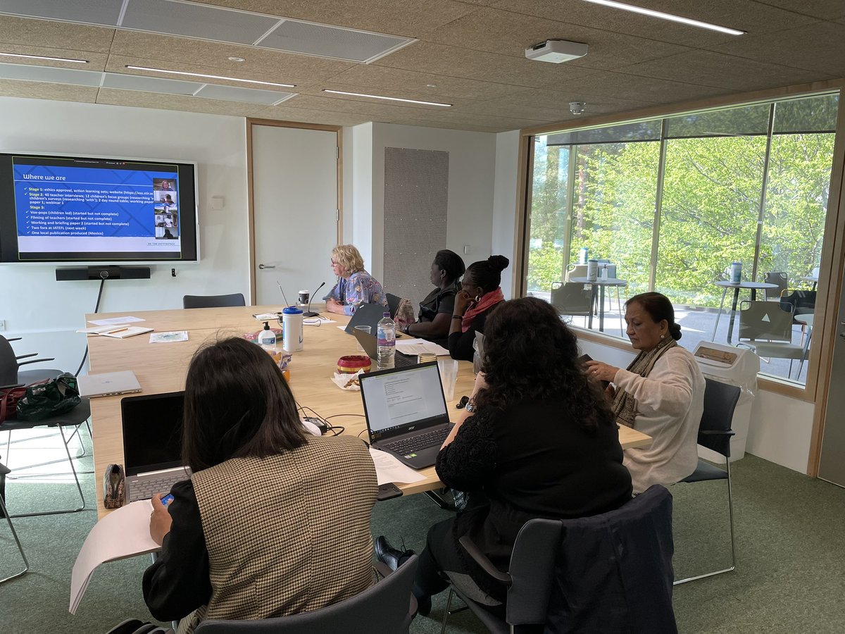 Big day today <a href="/EnglishSchSub/">English as a School Subject Research Project</a> international summit! Advisory Group and analysing video data with technical consultant! Exciting! #research #EnglishSchoolSubject <a href="/StirUni/">University of Stirling</a>