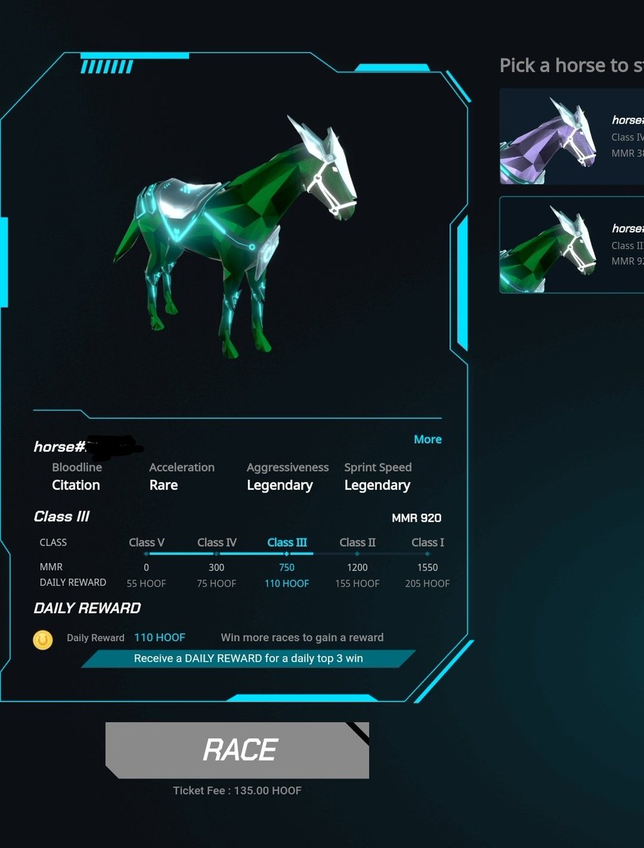 zwaynnnn's tweet photo. @metaderby
Proud to have Legendary horse!
#MetaBreed https://t.co/buunlE4yg0