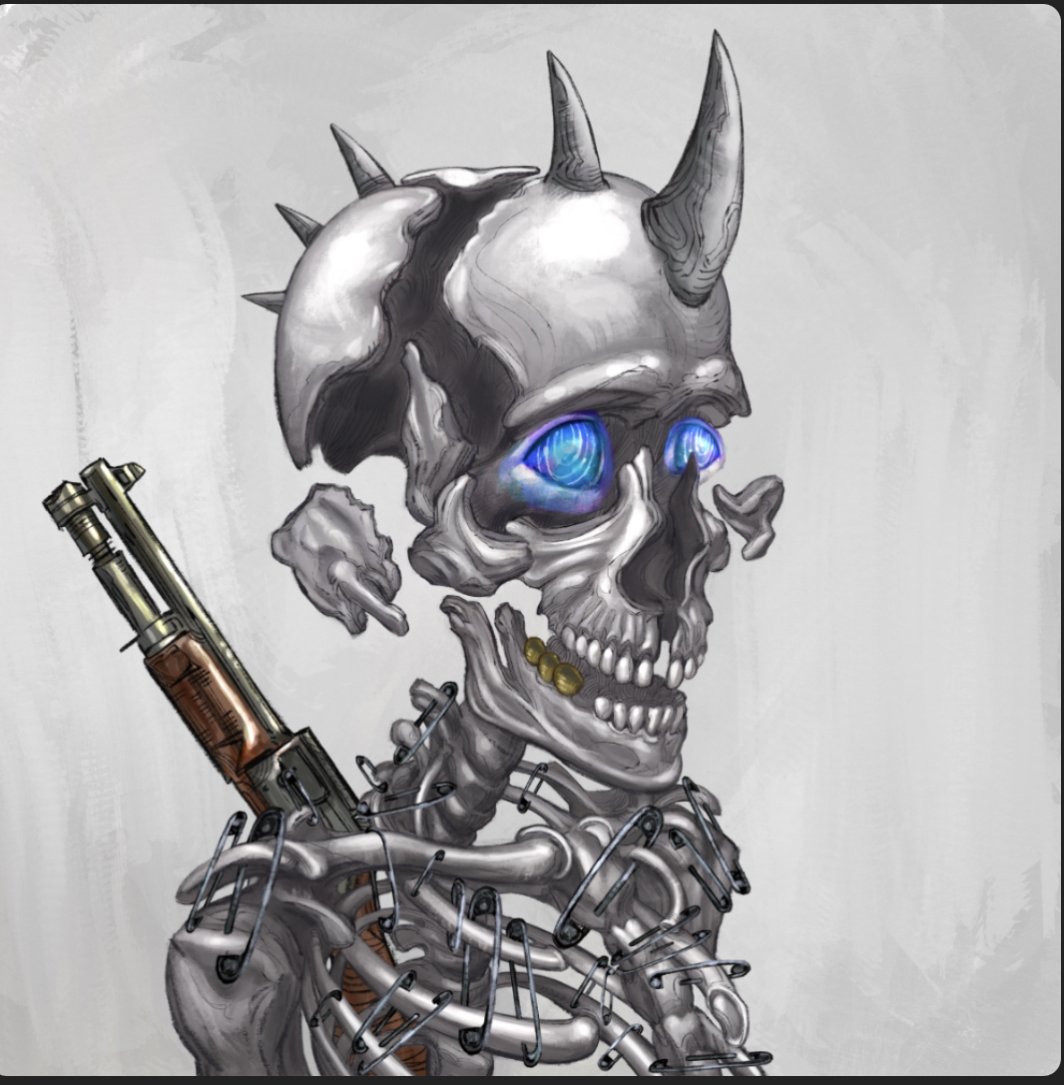 The second $MEAT raffle is live until saturday for a "skully" which has a floor price of 2.8 SOL (currently). It is 150 $MEAT to enter and we currently have 20,000 $MEAT sent in from our holders!! Head to our discord for more information on how to enter! 😉