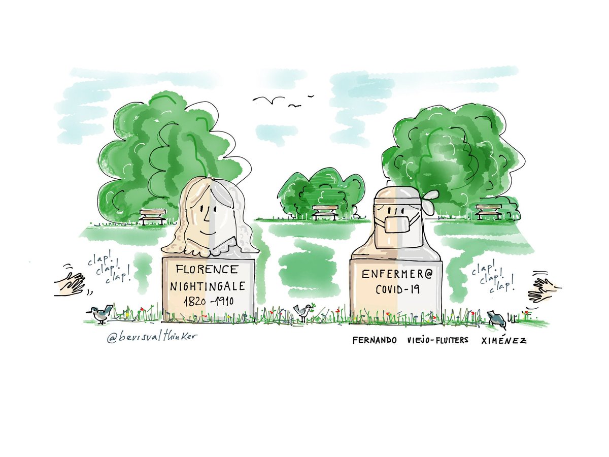 bevisualthinker's tweet photo. Hoy 12 #diainternacionaldelaenfermera #InternationalNursesDay , #FlorenceNightingale precursora de la enfermería moderna, un homenaje y #FFpaciente a tod@s l@s enfermer@s Muchas gracias!!! #VisualThinking made with @WeTransfer
#metaforasvisuales #dibujodeideas #enfermeras💊💉 https://t.co/8l8a4gkZ9o