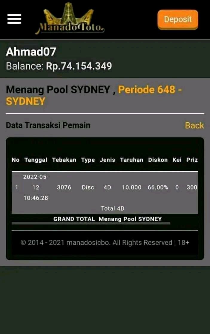 Jejetoto42's tweet photo. Tembus 4d SIDNEY https://t.co/ZrKc0RkuLE
