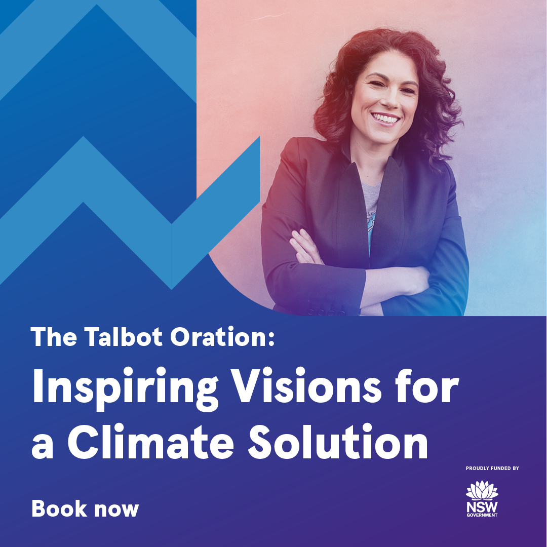 austmus's tweet photo. The Talbot Oration is back for 2022 &amp; this year will be about inspiring visions for a climate solution 🌿 

Join us &amp; guest speaker, @RebeccaHuntley2 for an engaging evening on Thursday 2nd June. The event is FREE but registrations essential. 

Book here: https://t.co/cdne2xbc8E https://t.co/L8mgmXZ5d3