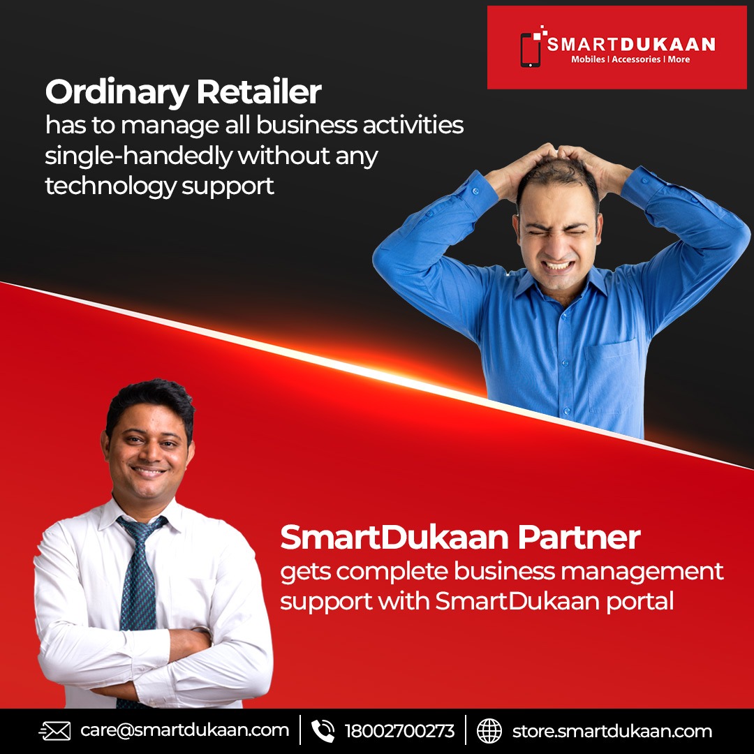 SmartDukaan's tweet photo. At SmartDukaan, we've designed the unique SmartDukaan Portal, to provide our retail partners complete business management support digitally.
Visit https://t.co/FIO9dyYg9X or call now at 1800-2700-273 to join our team to become a #SmartRetailer with SmartDukaan.
#SmartDukaan https://t.co/zrTqt74YpK