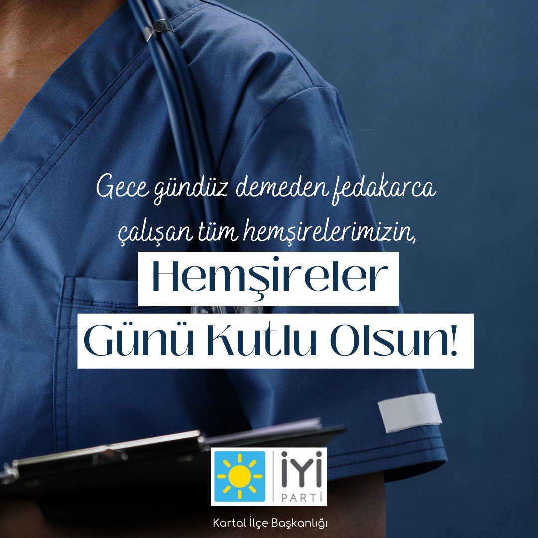 iyipartikartal1's tweet photo. Sevgi ve özveriyle sağlığımız için çalışan tüm hemşirelerimizin #HemşirelerGünü kutlu olsun. https://t.co/GqhxMXCo5v