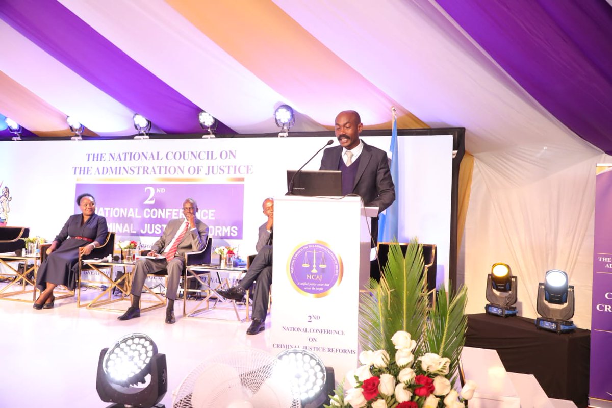 NCAJ_KE's tweet photo. On Day 2 at the 2nd NCAJ Conference on Criminal Justice Reforms we had:
Epert paper presentations on advancing #ARightsBasedCJS in 3 of the 6 thematic areas
- Ms. Nyamosi, OGW @ODPP_KE
- Hon. Judge Lenaola, FCIArb, MBS, SCJ @Kenyajudiciary
- Mr. Ongoya @lawkabarak https://t.co/mguS0VPe0l