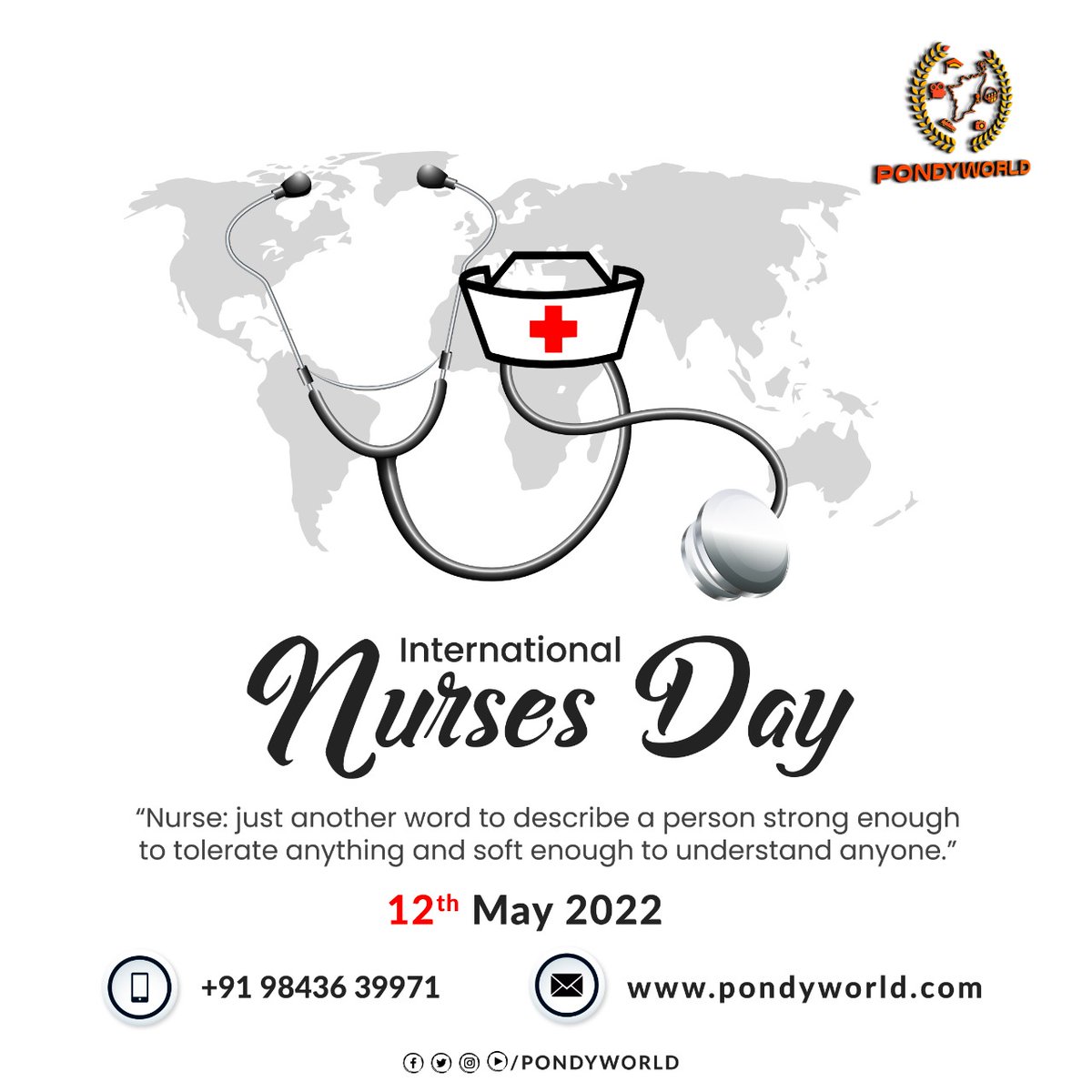 pondyworld's tweet photo. Happy International Nurses Day!!.Your care and Dedication is truly outstanding. Thank for Nursing the world to health!

#pondyworld #happynursesday #nurseday #mbbs #mbbsabroad #nursestudent #nurses #digitalmarketing #seo #onlinemarketing #nurseslife #nursesrock #MBBS #pondycherry https://t.co/jDygUfEHVi