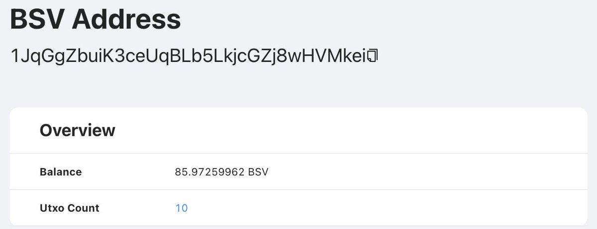 Converted all revenue to BSV, totaling 293 BSV in less than 1 month.