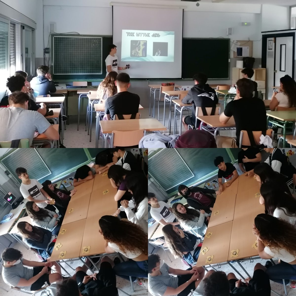 patriciammrico's tweet photo. What an awesome Teacher-4-a-day Javi turned!! We had a stunning session on The Wolf game, all engaged and interested. This activity is always a success. Congratulations and thank you, Javi. https://t.co/ffjrw3qEWg