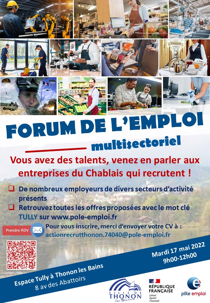 TISSERANDMASSAR's tweet photo. [#Recrutement] Vous avez des talents, venez en parler aux entreprises du Chablais qui recrutent‼️Participez au #forum de l'#emploi #multisectoriel organisé par @poleemploi_ara #Thonon
Les offres proposées ici⤵️
https://t.co/TR3VxoTvVR
https://t.co/pKUUMRzVEO https://t.co/DBVE65NNCj