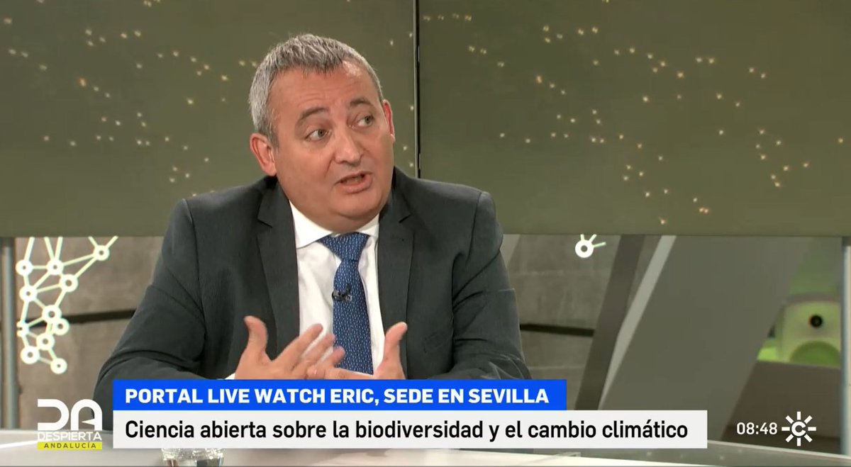 DespiertaCSur's tweet photo. Hablamos de ciencia, innovación y sostenibilidad con Juan Miguel González Aranda, director para España de @LifeWatchERIC https://t.co/iDwuanvROC