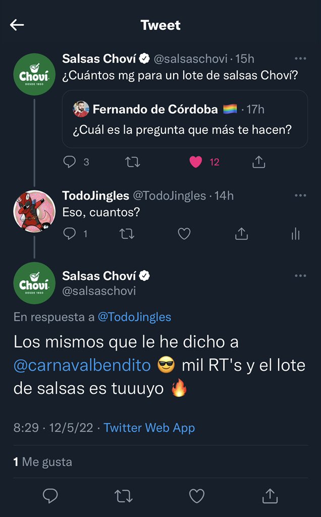 TodoJingles's tweet photo. Necesito 1000rt , si lo consigo lo sorteo entre vosotros. Vamossssss @salsaschovi https://t.co/PSEzVWirjV