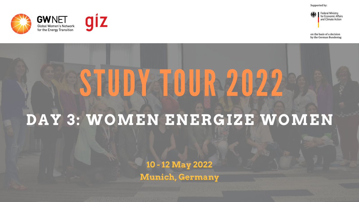 GlobalWomensNet's tweet photo. We are spending our third and final day of the #GWNETStudyTour22 at the first @womenenergize Conference, where we will take part in discussions, workshops, and networking. 1/ https://t.co/mH3J3hJ2aO