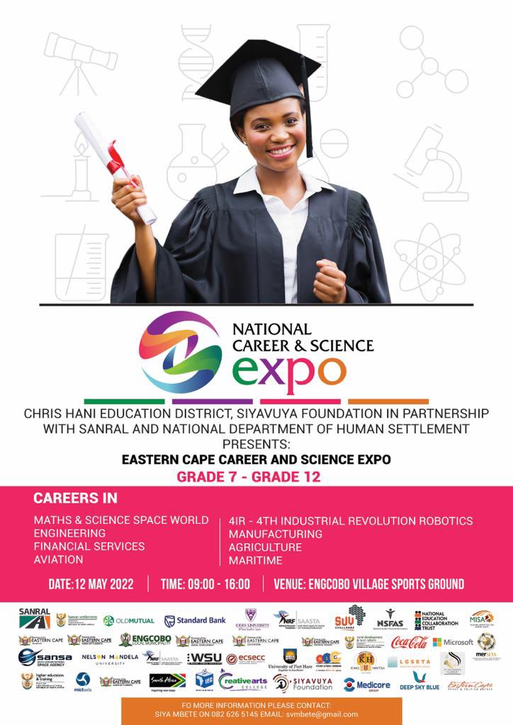 Jameschegs's tweet photo. Happening in Chris Hani District, you gotta be there for this life change Career Expo, you just have to 🙌🏽

#NationalCareerExpo2022 #Education https://t.co/3YcDw2Idap
