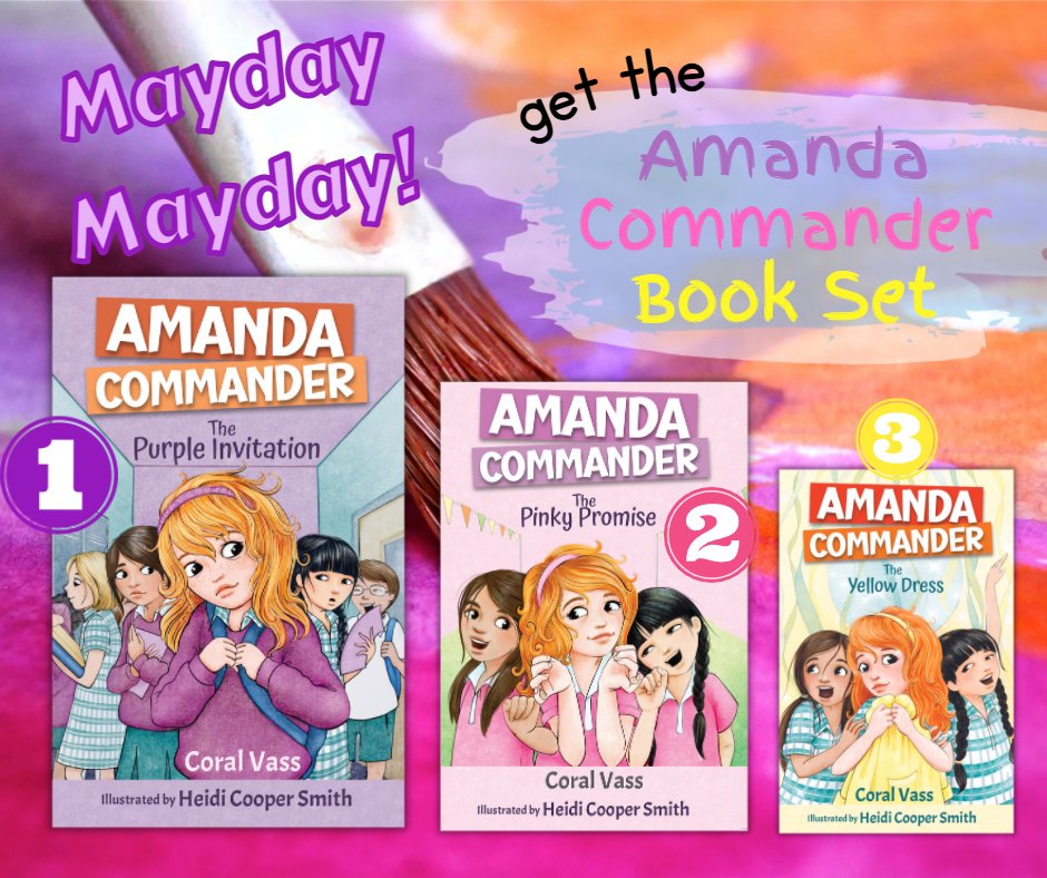 Grab the pre-order book set for the Amanda Commander series so you don't miss out as they release throughout the year!

Written by <a href="/coralvass/">Coral Vass</a> and illustrated by Heidi Cooper Smith!

&gt;&gt; wombatrhiza.com.au/amanda-command…

#bookstoread #friendship #AmandaCommander #juniorfiction #bookset
