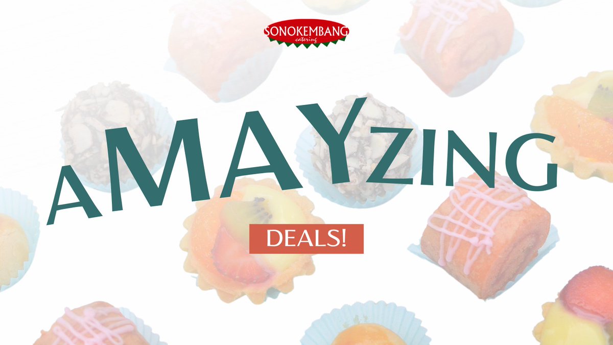 sonokembangmlg's tweet photo. aMAYzing Deals di bulan Mei! Penasaran ada apa aja? 
Yang jelas bakal bikin suasana pernikahanmu makin luar biasa

https://t.co/1qN0c0TWDv

#RayakanMomenmu bersama #SonokembangCatering https://t.co/IWVjcKp1p8