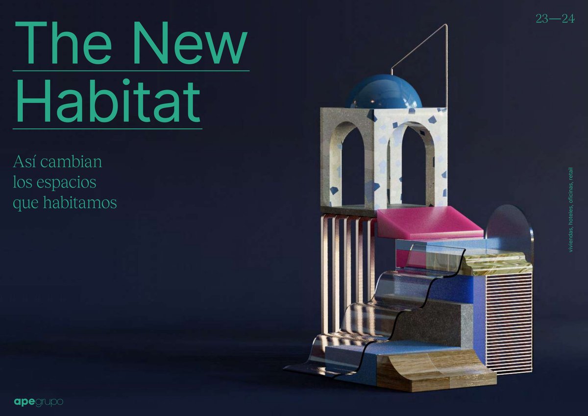 CDICV's tweet photo. ESTUDIO: “THE NEW HABITAT 23-24. ASÍ CAMBIAN LOS ESPACIOS QUE HABITAMOS”

@ape_grupo 
@futureA_ 
@WDCValencia2022 
@CasaDecor 

+info e informe completo: https://t.co/PQOTErIFcb

#CDICV #LaCasaEAD #ApeGrupo #Futurea #CasaDecor2022 #WDC2022 https://t.co/Kj6esrtHms