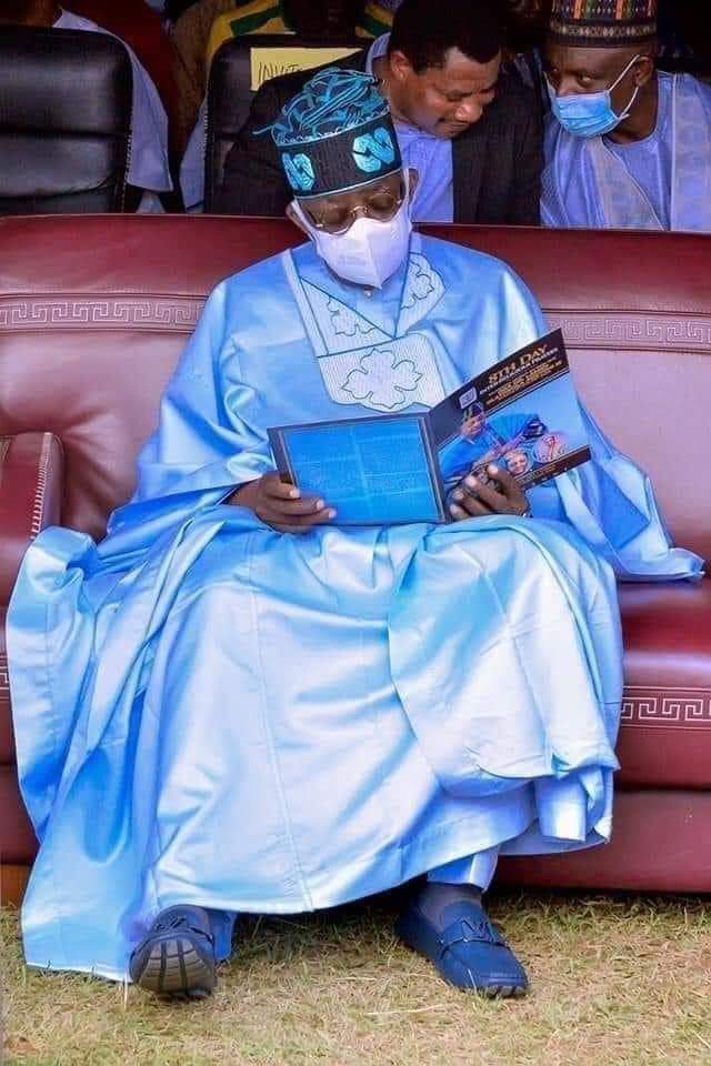 The former Lagos State Governor, Sen. Asiwaju Bola Ahmed Tinubu seems to be the only serious presidential aspirant in APC. The rest are daydreamers and political juvenile.

If this post pain you, kindly throw away your phone inside the ocean.