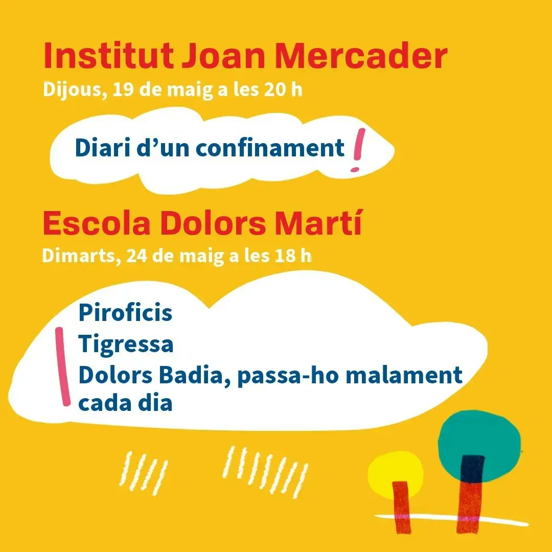 EnsenyamentIgd's tweet photo. Aquesta setmana engeguem una nova edició del Teatre Escolar amb l'objectiu de promoure les arts escèniques entre l'alumnat de la ciutat i aprendre en equip 🎭

Consulta el programa dels primers espectacles, que no se t'escapin!

Molta sort a tothom! 🍀🍀 https://t.co/a9UQSVIDmE
