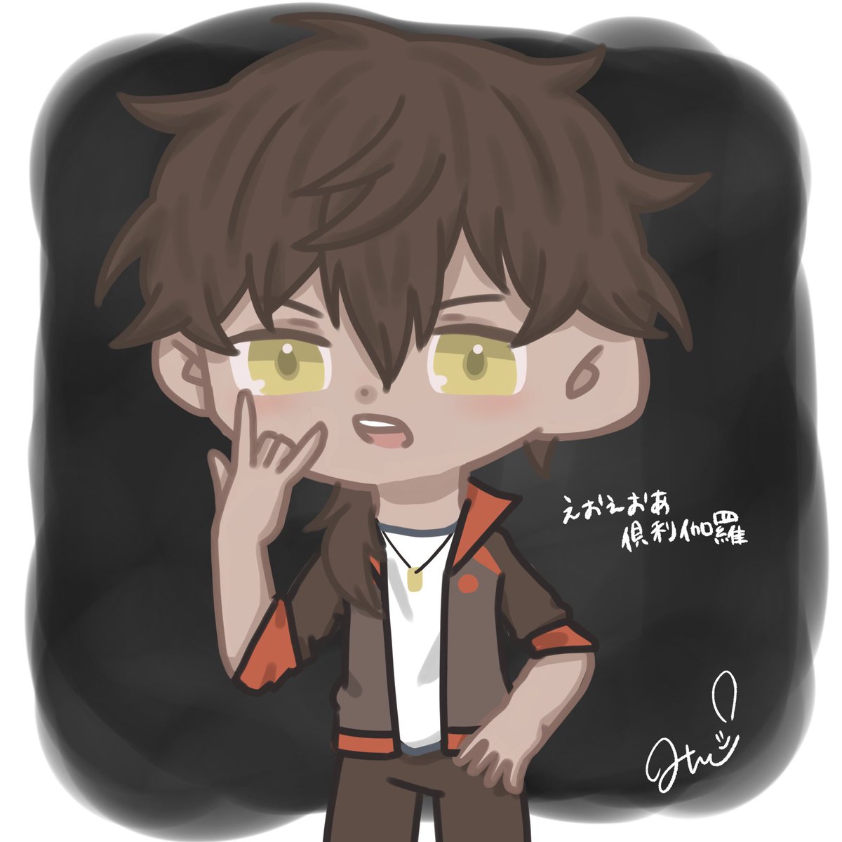 刀剣乱舞 らぶフェス22 えおえおあ倶利伽羅 真剣乱舞祭22 まなみんみん のイラスト