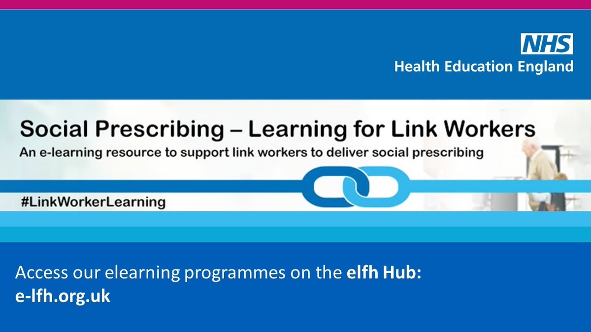 NHSE_TEL's tweet photo. Are you a social prescribing link worker who would like to learn more about provide culturally responsive practice? Check out this new elearning module by @HEE_TEL &amp; @NHSEngland: https://t.co/1wi3R77LPN @nalwuk #LinkWorkerLearning @Pers_Care https://t.co/iB6Af4iVBJ