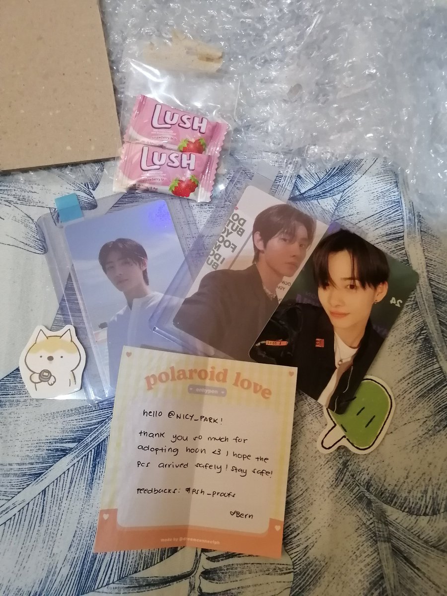 NICY_PARK's tweet photo. Thank you so much! Super smooth transaction and ang bait ni seller thankyouuuu also for the freebies! Nagulat ako sa freebie omg @pshtiramisu
#psh_proofs https://t.co/3VphPWIyKS