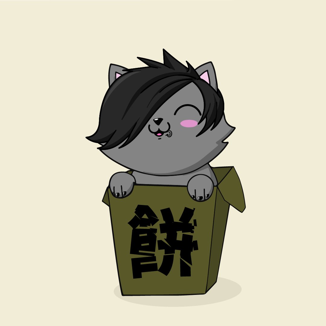 ricecakebox's tweet photo. Apes are sooo 2021.  Cats in boxes are all the rage.

#rcbox #rcb😺 #emonft https://t.co/vwhZBiR9aj