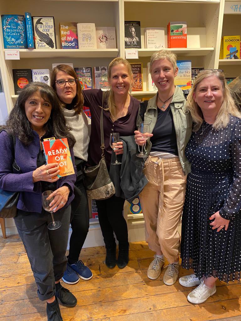TracyDarnton's tweet photo. My heart is full after such a lovely launch for Ready or Not last night. I have a fabulous team behind this book of @jslwilliamson @JaneStripes, all @LittleTigerUK and a @mrbsemporium bookshop full of the best writing buddies I could wish for. #ReadyorNotYA #writingcommunity https://t.co/gwHgm6IAGy