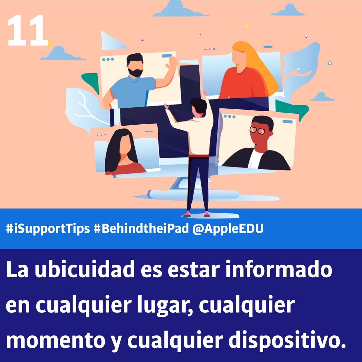DiegoCamposBCN's tweet photo. La ubicuidad es estar informado en cualquier lugar, cualquier momento y cualquier dispositivo.
#iSupportTips #BehindtheiPad @AppleEDU https://t.co/ccIgSWIvhS