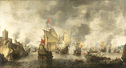 Ars_Bellica_'s tweet photo. #AccaddeOggi : La battaglia #navale di #Focea si svolse il #12maggio 1649 tra la flotta #veneziana di #Giacomo da #Riva con 19 navi da guerra e quella #ottomana con 11 navi da guerra, 10 galeazze e 72 galee. Lo scontrò terminò con una schiacciante vittoria della flotta veneziana https://t.co/JMQRVQb2Oc