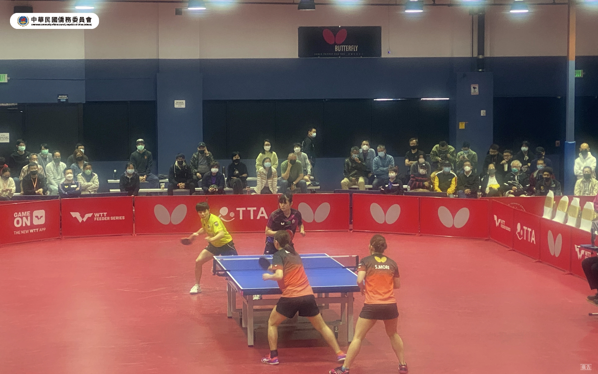 OCAC_TAIWAN's tweet photo. #Taiwan table tennis athletes won mixed doubles gold, women‘s doubles silver at #WTT Feeder #Fremont 2022. Overseas compatriots in SF Bay Area gave them big and warm support.🏓

#TableTennis #ChuangChihYuan #ChenSzuYu #ChengIChing #SanFrancisco https://t.co/mjKv45CoQP