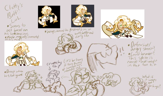 late night thoughts about clotted cream cookie's belt #cookierun 