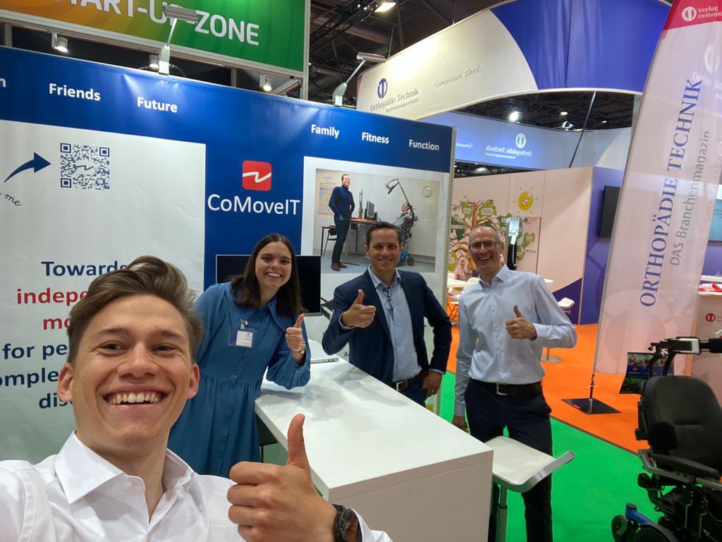 Day 3 on OTWorld - International Trade Show & World Congress! @ElegastM and @LieselotDeReyck have come to join @fredverv & Michiel! So if you want to get a real expert clinical view on Cerebral Palsy treatment, today is the day!

Hall 3 Booth D26!
#otworld #cerebralpalsy