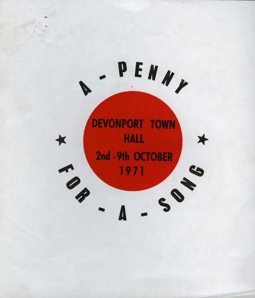 BassStraitMC's tweet photo. Today we continue with the wonderful #RichmondCollection.
Throughout the many boxes in the Collection, we have found some random things! We're not sure where this little poster fits - do you remember this event? Was it a choral society or the Brass Band who hosted it? https://t.co/7OaRRKet3a