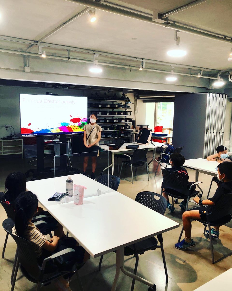 RCHKrdc's tweet photo. “To create videos with content that stands out, you need to get out of your comfort zone”. This was the message to the Primary Film Team from our Year 8 creative speaker. #rchkschool #rchkrdc #pypft™️ #creativity #filmmaking https://t.co/FnRqOvV60B