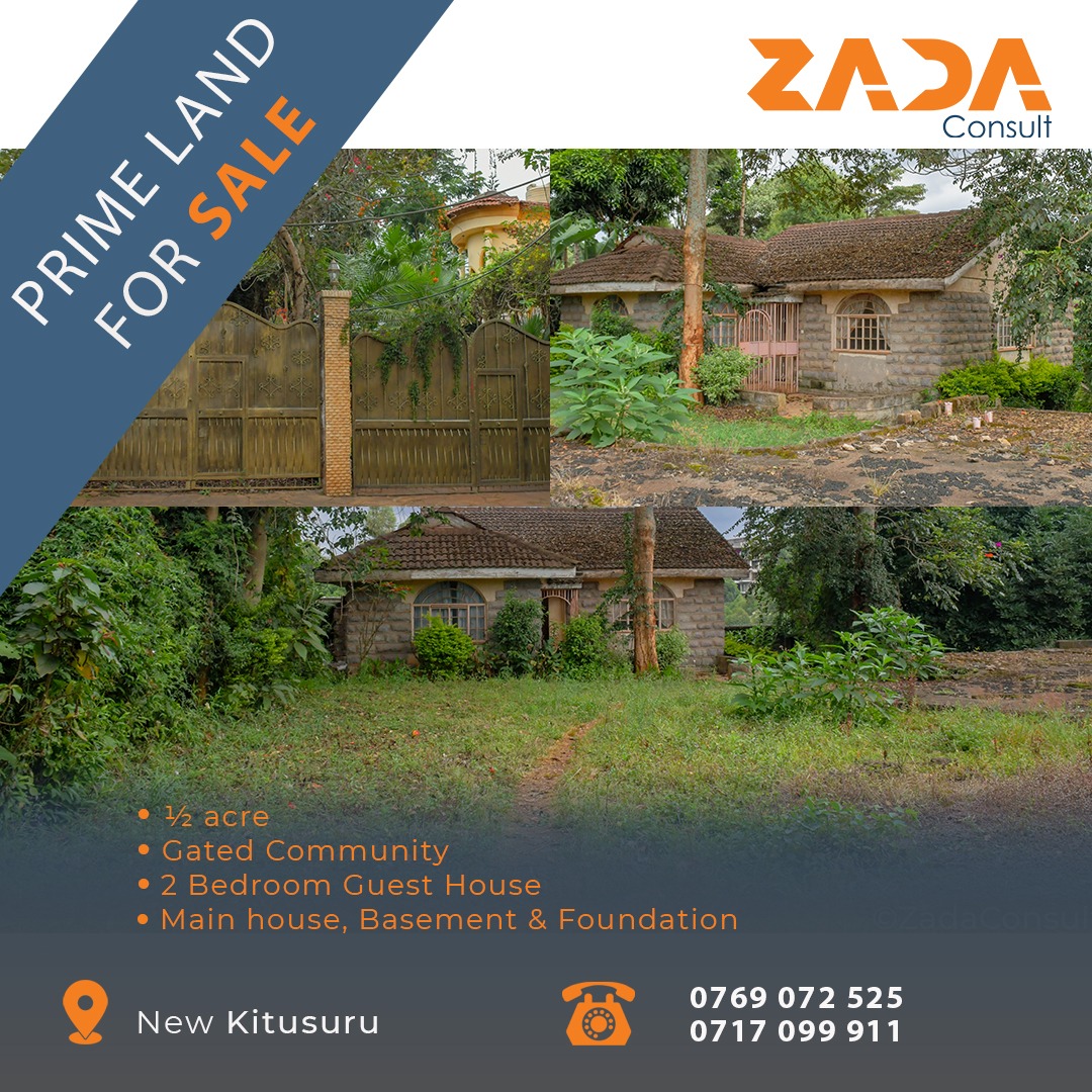zadaconsult's tweet photo. This 1/2 acre #plot located in New #Kitusuru is ideal for #residential #development.
It has a 2 bed guest house, and a 3500 Sqft main house structure that has a built basement and foundation.
☎️ 0769 072 525 - 0717 099 911
#realestate #property #investment #listing #landforsale https://t.co/LetLWcDbvh