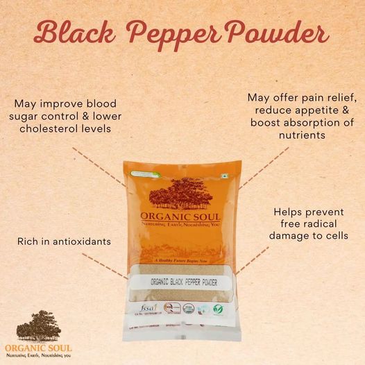 organicsoul_bio's tweet photo. Everything tasted better with #black_pepper! All the more reason for you to switch to 100% Organic Masalas.
More About Details-: https://t.co/SZAwcGWlNJ
OrganicSoul is available at Amazon India & Flipkart
https://t.co/6PziXoCV9b
#blackpepper #organicsoul #pepper #chatpata #spicy https://t.co/XYejJkfqFN