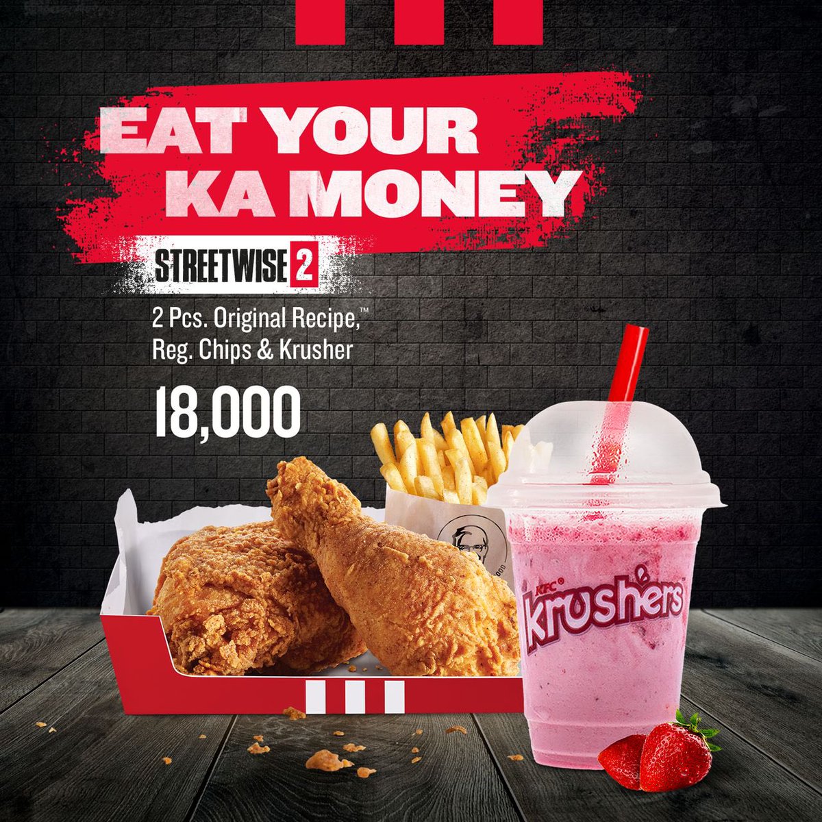 Your second @ should get you this offer. Who is it? 😁 
#KFCEatYourKaMoney