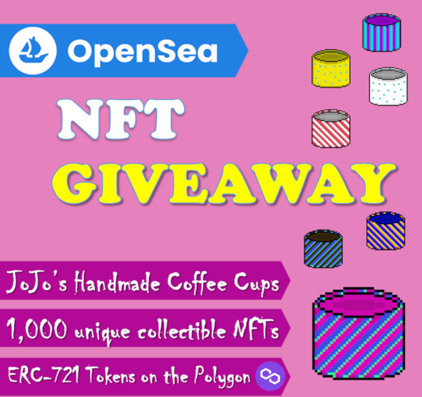 JojosMetaSpace's tweet photo. hello #Web3 #gaming all ☕️ 
🆓giving away

☕️ 1 Coffee Cup #NFT
☑️ Follow @JojosMetaSpace 
💼Drop Polygon wallet
❤ Like &amp; RT 🔃
#⃣ Tag a friend

🏆Winner will be announced
#NFTCommunity #NFTGaming #pixelart https://t.co/a56FxlDEG7