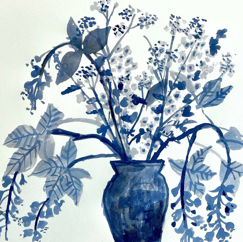 Charlotte_Hardy's tweet photo. Bringing in the May
#charlottehardypainting #drawingwithpaint #mayflowers #goiache #lovepattern https://t.co/NtqbJzW6oc https://t.co/VgbEFIsbKS
