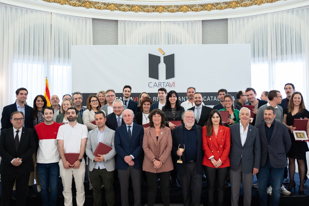 Felicitats a #PalauReialdePedralbes per acollir <a href="/cartavipremis/">Premis Cartavi</a>, una excel·lent iniciativa de <a href="/avinicolacat/">AVC</a> per reconèixer l'esforç dels #restaurantscatalans i donar visibilitat al #vicatalà

<a href="/accioclimatica/">Assemblea d'acció climàtica</a> <a href="/ACSommeliers/">A.C.Sommeliers</a> <a href="/BarcelonaTurism/">Barcelona Turisme</a> <a href="/bcn_ajuntament/">Ajuntament de Barcelona</a> @cambrabcn <a href="/TurismeDIBA/">TurismeDIBA</a>