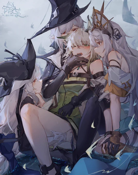 凯尔希说要三个1
       🐟
🦈  🐱  🐳
#アークナイツ #Arknights #明日方舟 