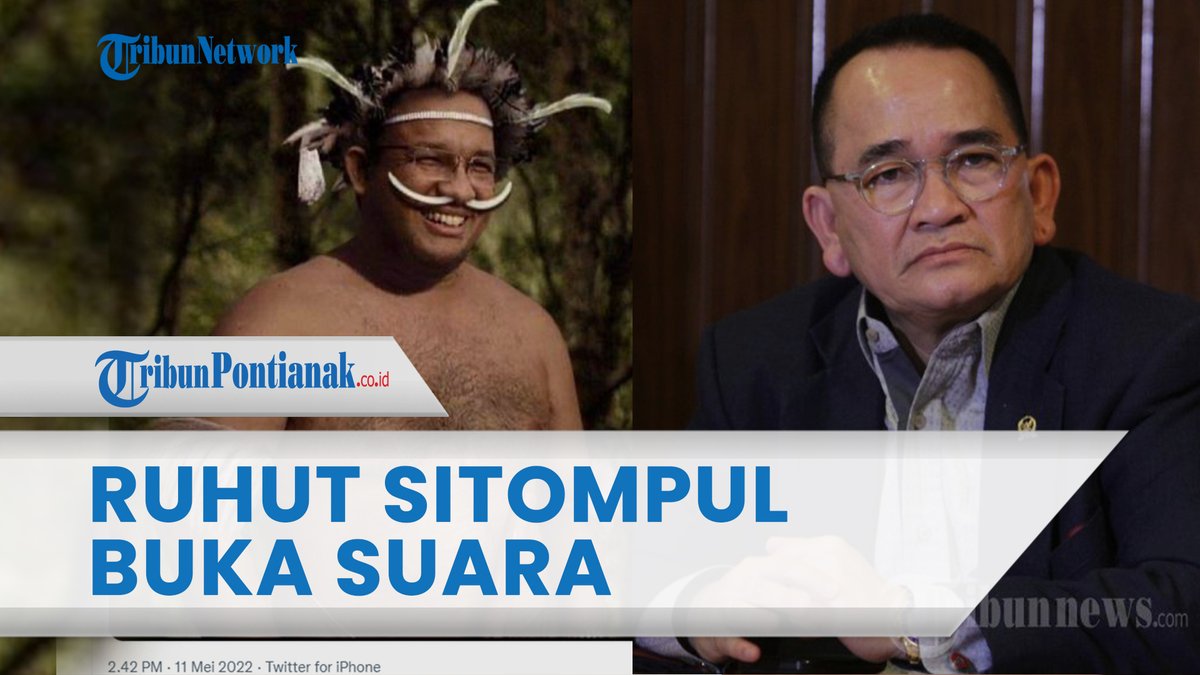 tribunpontianak's tweet photo. Ruhut Sitompul Buka Suara soal Posting Foto Anies Baswedan Pakai Koteka: Kok Jadi Penghinaan?
https://t.co/IQUL1smEWz

#ruhutsitompul #RuhutLanggarUUITE #RuhutSitompulRasis #AniesBaswedan #Papua #papuaviral #koteka #busanaadatpapua #pakaianadatpapua #GINTING #UberCup2022 https://t.co/1p0KWB7wnI