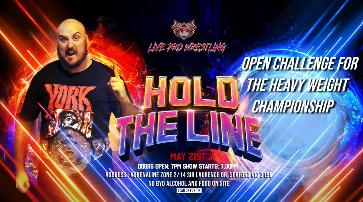 AdrenalinePW's tweet photo. After successfully winning the APW Heavyweight Championship at #APWBattle
@Deathmatch_York has agreed to put out an open challenge in his first title defence as the APW Heavyweight Champion
Who will step up and challenge York?
ποΈ https://t.co/0f5D4la1Tv
#APWHoldTheLine https://t.co/fKWV162AfJ