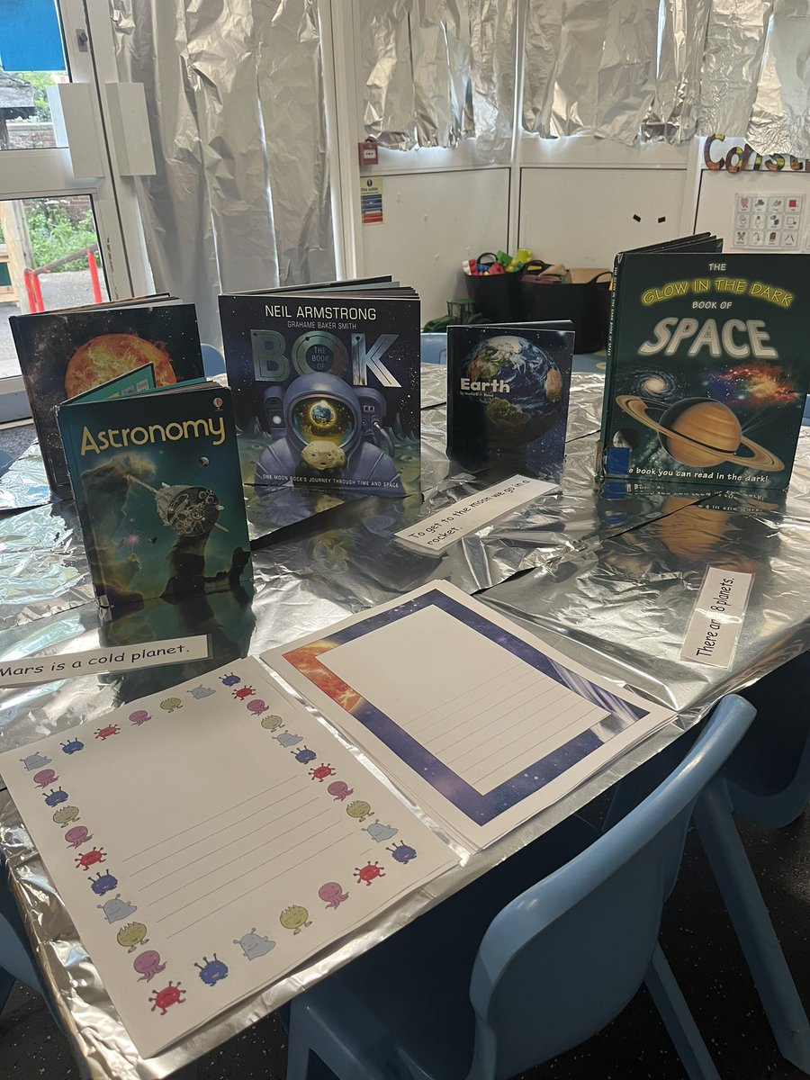 Reception have had an out of this world experience over the last two weeks! They landed in the Orchard Space Station and have been researching and discovering facts all about our solar system ever since! Keep your eyes peeled for what they have learnt 👩🏽‍🚀🌎⭐️🪐🌑