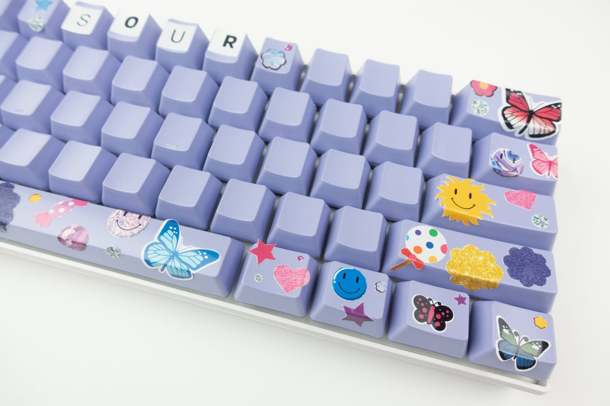 emkeeb's tweet photo. Olivia Rodrigo SOUR album inspired keycap set! 

What album should I do next?

sound test - good 4 u : https://t.co/9EbhaFOfOb

#OliviaRodrigo #good4u #keebs #mechkeebs #keyboards #MechanicalKeyboard #livies #typing https://t.co/VgGtqEcHKQ