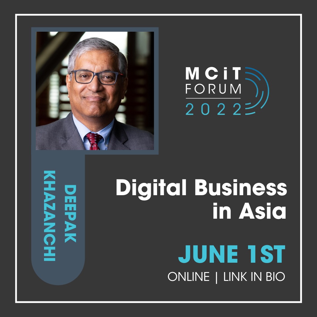 MCI_Innsbruck's tweet photo. We are excited to announce Dr. Deepak Khazanchi as a speaker at the MCiT Forum 2022 Digital Business in Asia.
Join us at our digital conference ➡️ https://t.co/I6Au5fX1sg
Save the date: June 1, 2022 | 10 am - 02 pm | online
#wearemci #studyatthetop #MCiTforum2022 https://t.co/XIOi5qyK3b