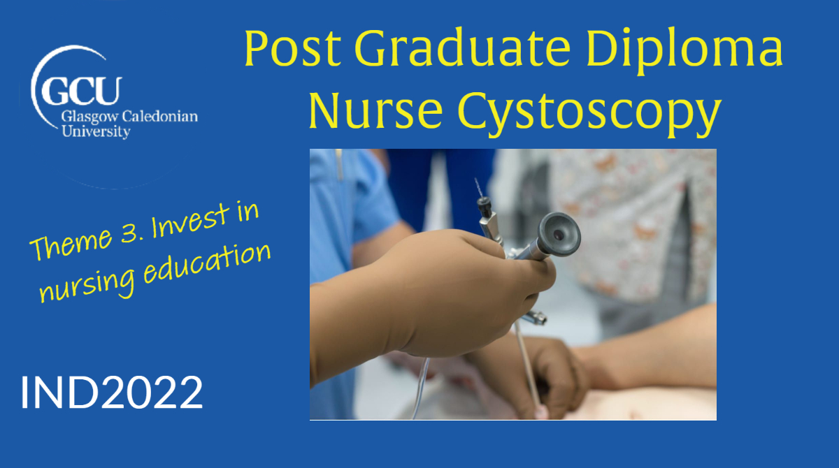 GCU has partnered with NES and Scottish health boards to provide a funded PgD in Nurse Cystoscopy that supports nurses to develop to Advanced Practitioner level through evidenced based curriculum, simulated education and work based education.
@GCUNursing_Int <a href="/GCUNursingSoc/">GCU Nursing Society 💙</a>