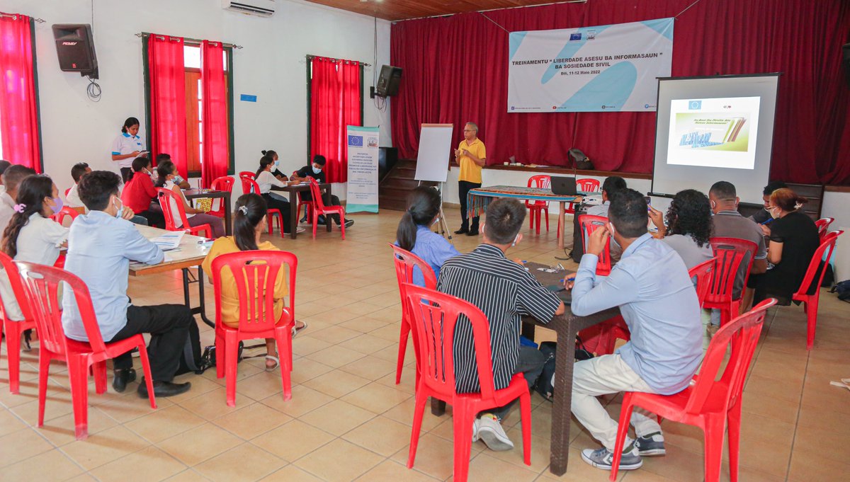 CepadL's tweet image. In these two days (11-12 May) we hold a training and invite a collective #AdvocacyInAction  with CSOs to enhance public access to information in #TimorLeste. @EU_TimorLeste support in highly valued in our life of Timorese in this country.